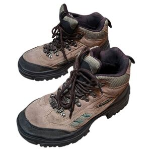 Itasca Women's Brown and Green Denali WOS Waterproof Hiking Boots - Size 7.5